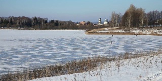 冬季景观湖