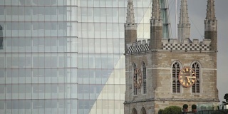 南华克大教堂和伦敦桥塔(碎片大厦)，伦敦市，伦敦