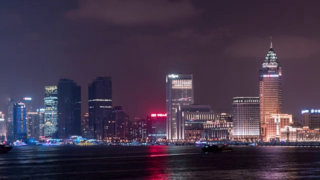 Time Lapse Shanghai Skyline /上海，中国