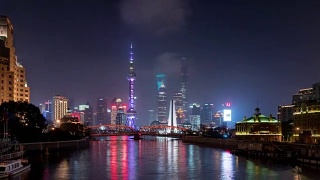 Time Lapse Shanghai Skyline /上海，中国视频素材模板下载