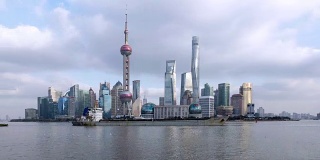 Time Lapse Shanghai Skyline /上海，中国