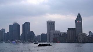 Real Time Shanghai Skyline /中国上海视频素材模板下载