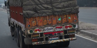 印度交通中的卡车