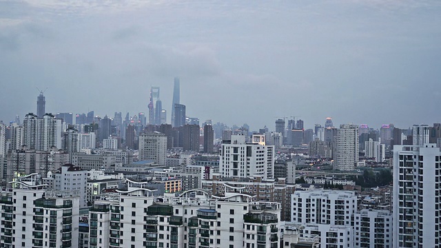 上海浦东从住宅区公寓大楼。