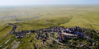 蒙古mountain-worshipping仪式