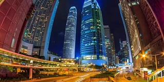 Time Lapse香港夜景(摇摄)