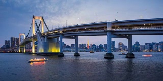 日以继夜的虹桥，东京，日本