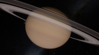 土星时间推移和飞越环视频素材模板下载