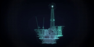 石油钻探、海上石油平台、船舶。x射线图像。