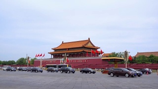 天安门建筑是中华人民共和国的象征视频素材模板下载