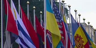 峰会参与者、战略伙伴、外交关系的国旗