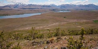 新西兰山景时光流逝