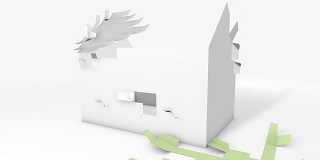 在3D动画中建造一座房子