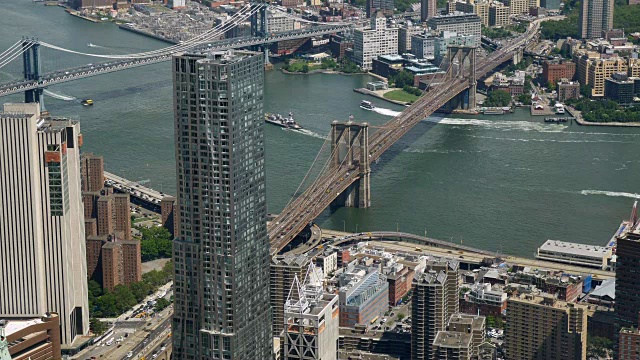 东河，布鲁克林和曼哈顿桥