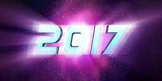 高清:2017年新年背景动画