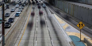 高速公路交通，洛杉矶，加利福尼亚-连续环路