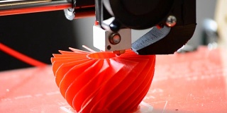 3D打印机打印的人物特写