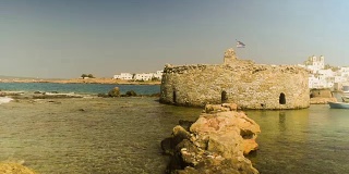 希腊帕罗斯岛的卡斯特里城堡。