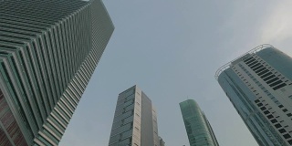 看到的建筑和新的摩天大楼的建设