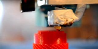 打印3D打印机特写