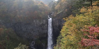 日本日光附近的Kegon瀑布