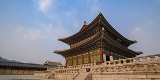 韩国首尔京福宫，4K时光流逝