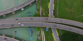 天线:槟城岛上的高速公路。