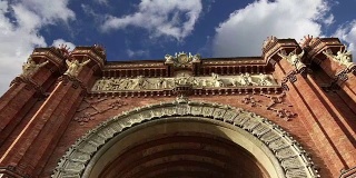 凯旋门，巴塞罗那，西班牙