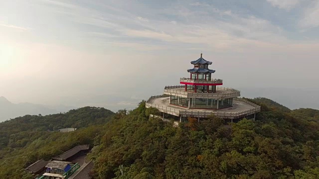 天门山上的天门山庙