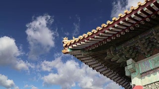 紫禁城，北京，中国——是中国从明朝到清末的皇宫视频素材模板下载