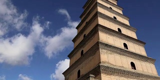 大雁塔是一座佛教宝塔，位于中国陕西省西安(西安，西安)南部