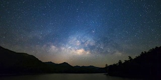 泰国的银河和星空
