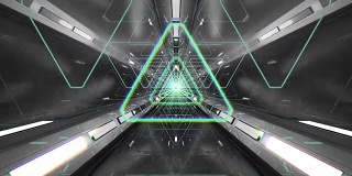 VJ环三角形3D隧道