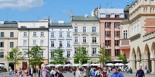欧洲城市广场，城市旅游旅游建筑观光地标
