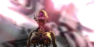 一个机器人的数字动画