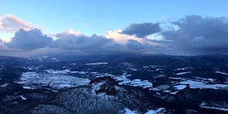 从北海道臼山昭和信山观赏