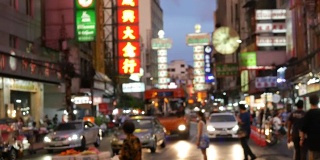 在曼谷的唐人街