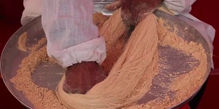 藕丝糖，一种传统的中国糖果食品