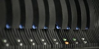 Computer server harddisk LED error alert sign