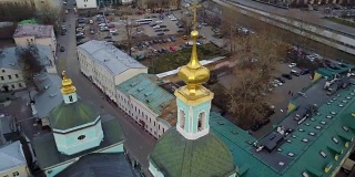 俄罗斯教堂周围的全景图