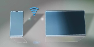 带Wifi数据传输的数字平板电脑和智能手机