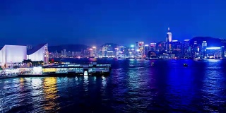 香港，4K宽镜头。