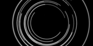 抽象黑白技术圈视频动画