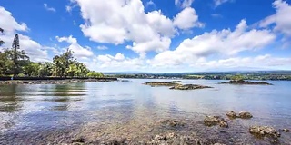 夏威夷希洛湾时光流逝