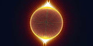 粒子会变成一个发光的3D球体