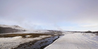冰岛斯特罗库尔间歇泉喷发的Cinemagraph