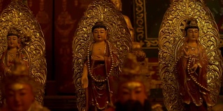 泰国大城府那空寺法南昌寺的中国佛像，世界遗产，公共场所，