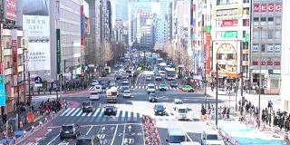 新宿东京的交通状况