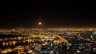 南非开普敦美丽的夜景视频素材模板下载