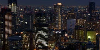 4K延时:大阪夜景